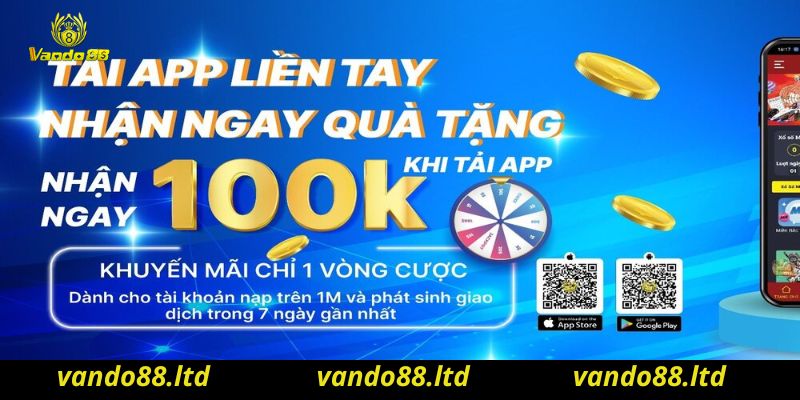 Chú ý khi tải ứng dụng Vando88